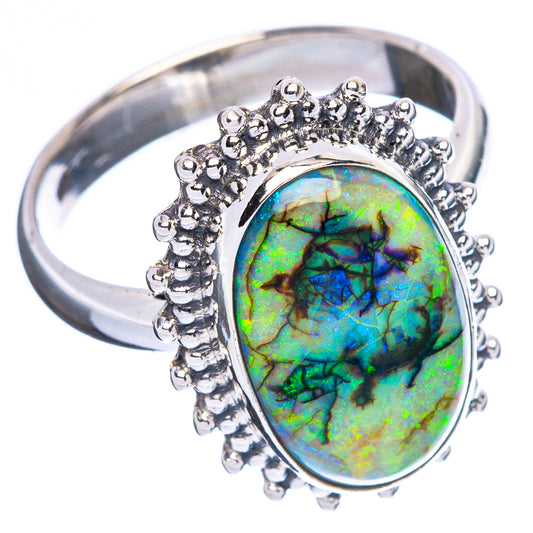 Rare Sterling Opal Ring Size 7 (925 Sterling Silver) R4661