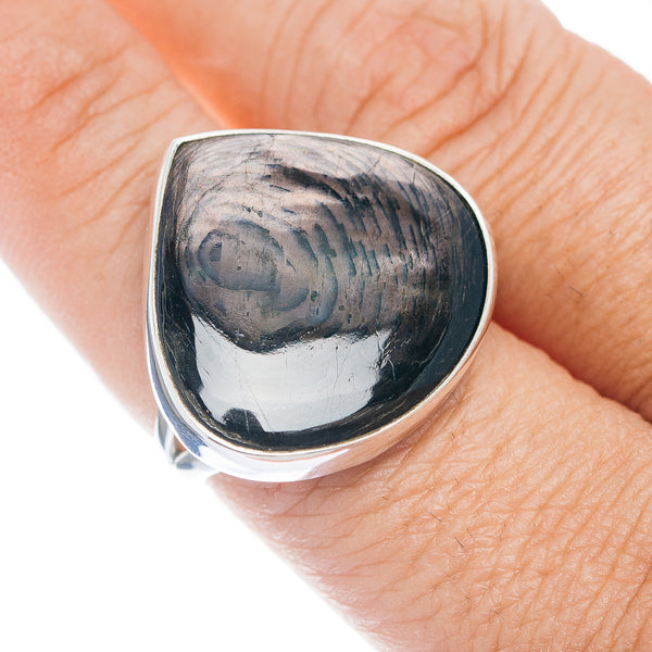 Premium Hypersthene Ring Size 9 (.925 Sterling Silver)