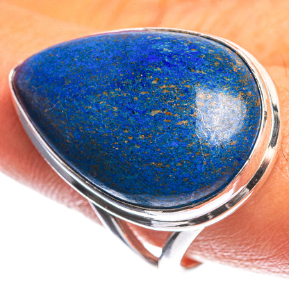 Large Lapis Lazuli 925 Sterling Silver Ring Size 9