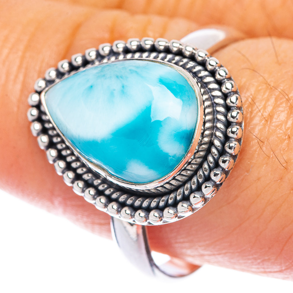 Larimar Ring Size 9.75 (925 Sterling Silver) R144784