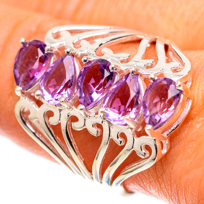 Faceted Amethyst Ring Size 9 (925 Sterling Silver) RING138414