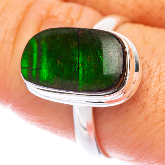 Ammolite Ring Size 9.5 (925 Sterling Silver) R144972