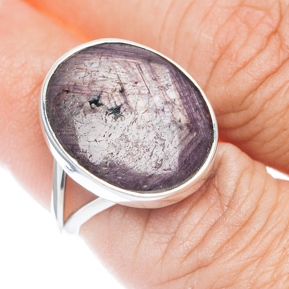 Premium Star Ruby Ring Size 6.5 (.925 Sterling Silver)