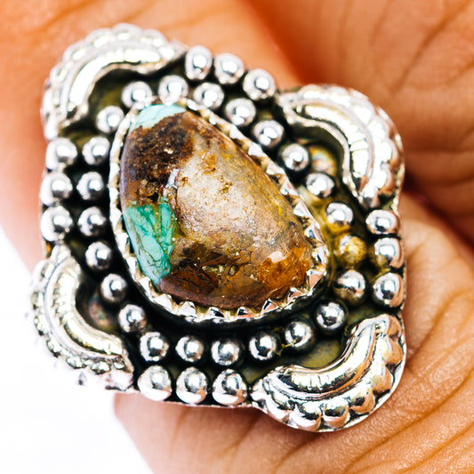 Royston Turquoise Ring Size 7.75 (.925 Sterling Silver)
