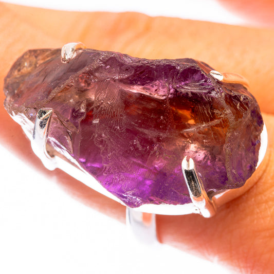 Large Raw Ametrine Ring Size 9.5 (925 Sterling Silver) R141428