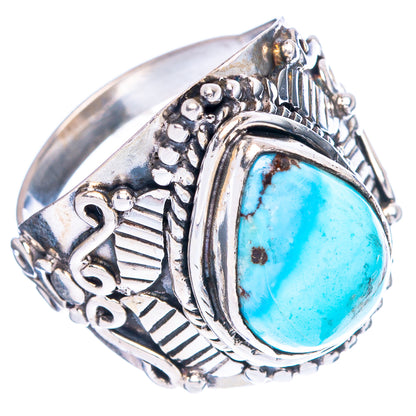 Rare Golden Hills Turquoise Ring Size 7.75 (925 Sterling Silver) R4602