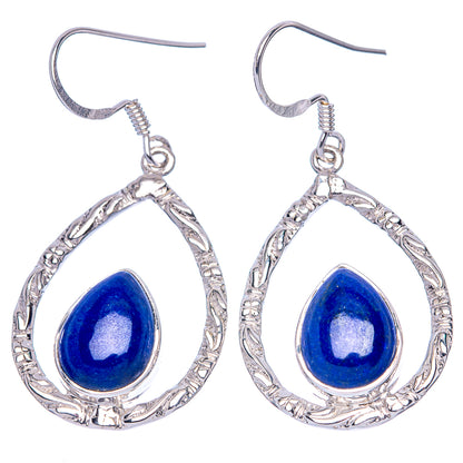 Asc Premium Lapis Lazuli Earrings 1 3/4" (925 Sterling Silver) E1328