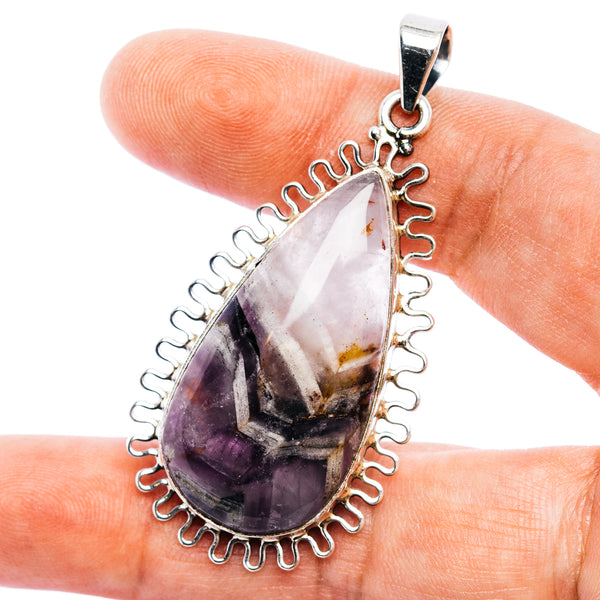 Super 7 Melody Stone Pendant 2 3/8" (.925 Sterling Silver)
