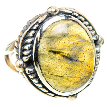 Labradorite Ring Size 7.25 (925 Sterling Silver) RING138846