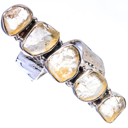 Signature Raw Libyan Desert Glass Ring Size 8.75 (925 Sterling Silver) R141692