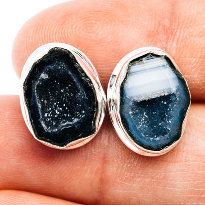 Tabasco Geode Earrings 5/8" (.925 Sterling Silver)