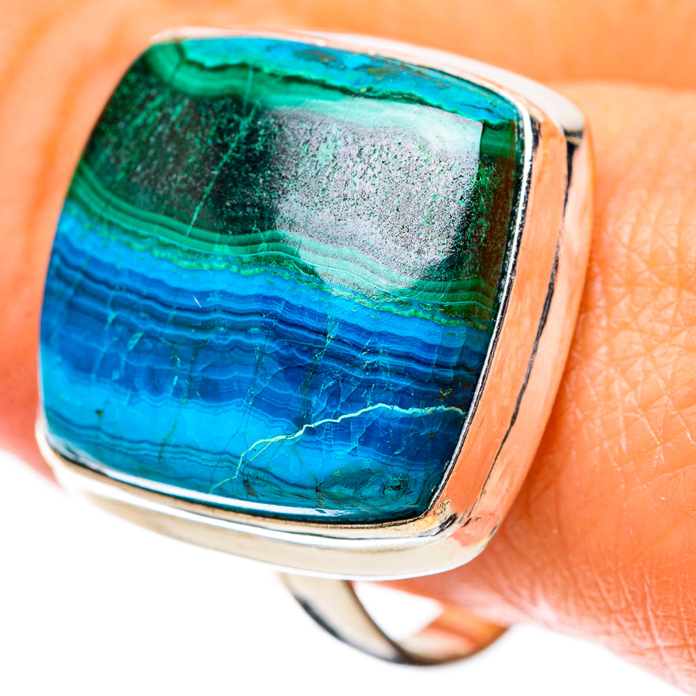 Malachite In Chrysocolla Ring Size 10.25 (925 Sterling Silver) RING138809