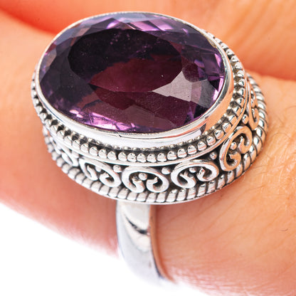 Amethyst Ring Size 7.75 (925 Sterling Silver) R144872