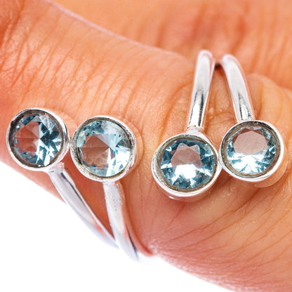 Blue Topaz Dainty Ring Size 8 (925 Sterling Silver) R145906