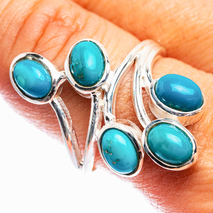 Tibetan Turquoise Ring Size 9.5 (925 Sterling Silver) R142248