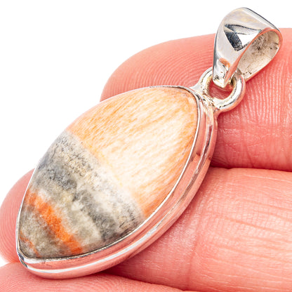 Celestobarite Pendant 1 3/8" (925 Sterling Silver) P40987