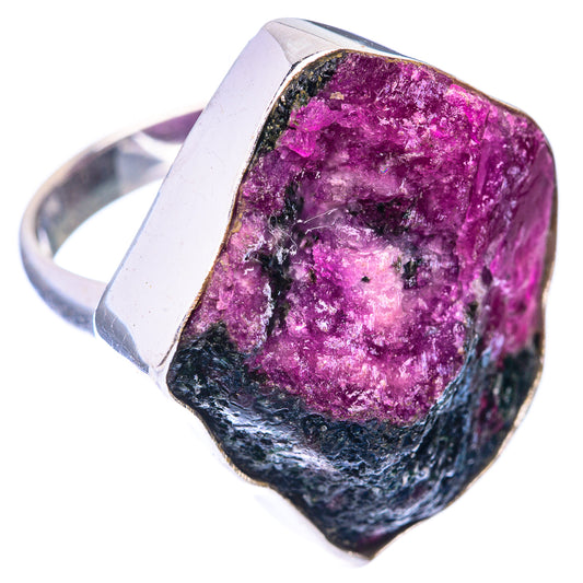 Large Ruby Zoisite Ring Size 10 (925 Sterling Silver) R141426