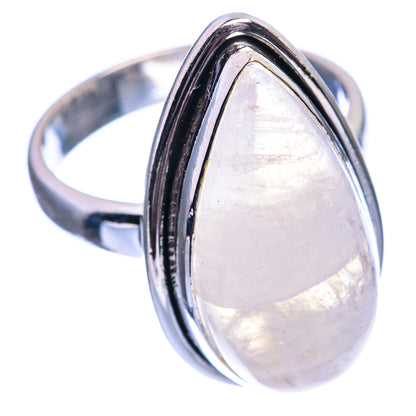 Rainbow Moonstone Ring Size 6.5 (925 Sterling Silver) R142297