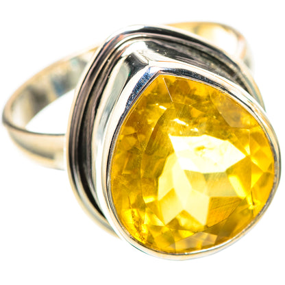 Faceted Citrine Ring Size 10 (925 Sterling Silver) RING139132