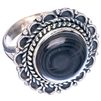 Psilomelane Ring Size 8 (925 Sterling Silver) R1312