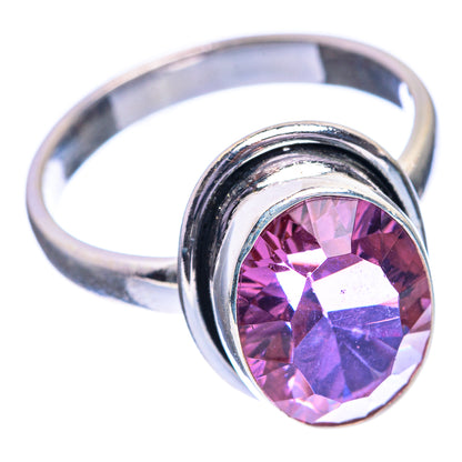 Faceted Color Change Alexandrite (Lab.) Ring Size 9.75 (925 Sterling Silver) R143144