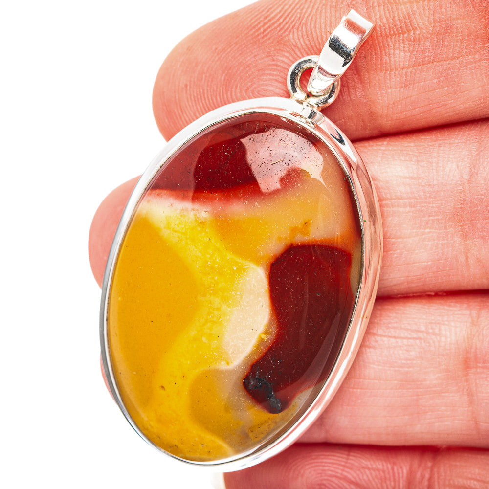 Mookaite Pendant 2" (.925 Sterling Silver)