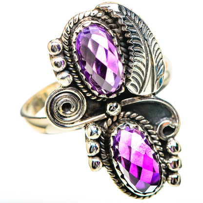 Faceted Amethyst Ring Size 10 (925 Sterling Silver) RING139213