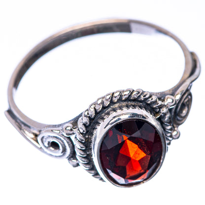 Garnet Dainty Ring Size 6 (925 Sterling Silver) R145219