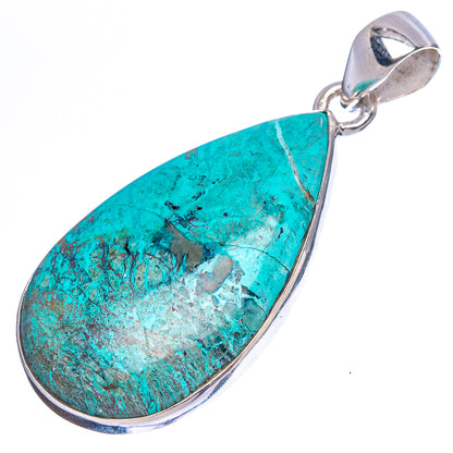 Shattuckite Pendant 1 5/8" (925 Sterling Silver) P43044