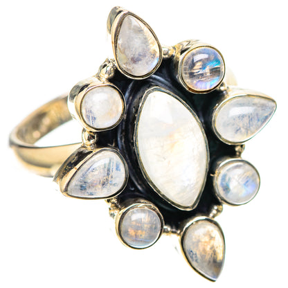 Rainbow Moonstone Ring Size 10.75 (925 Sterling Silver) RING138339