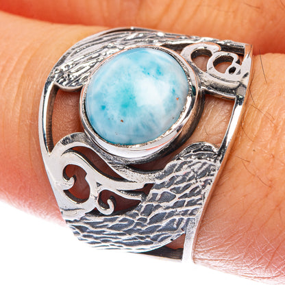 Larimar Ring Size 8 (925 Sterling Silver) R144580