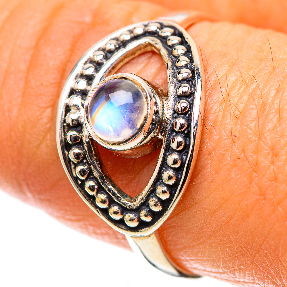 Rainbow Moonstone Ring Size 9.25 (925 Sterling Silver) RING138492
