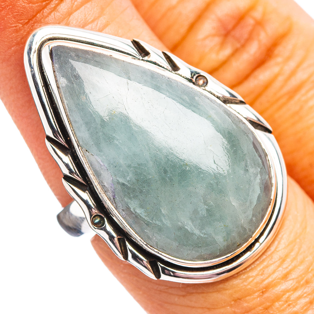 Premium Aquamarine Ring Size 7 (.925 Sterling Silver)