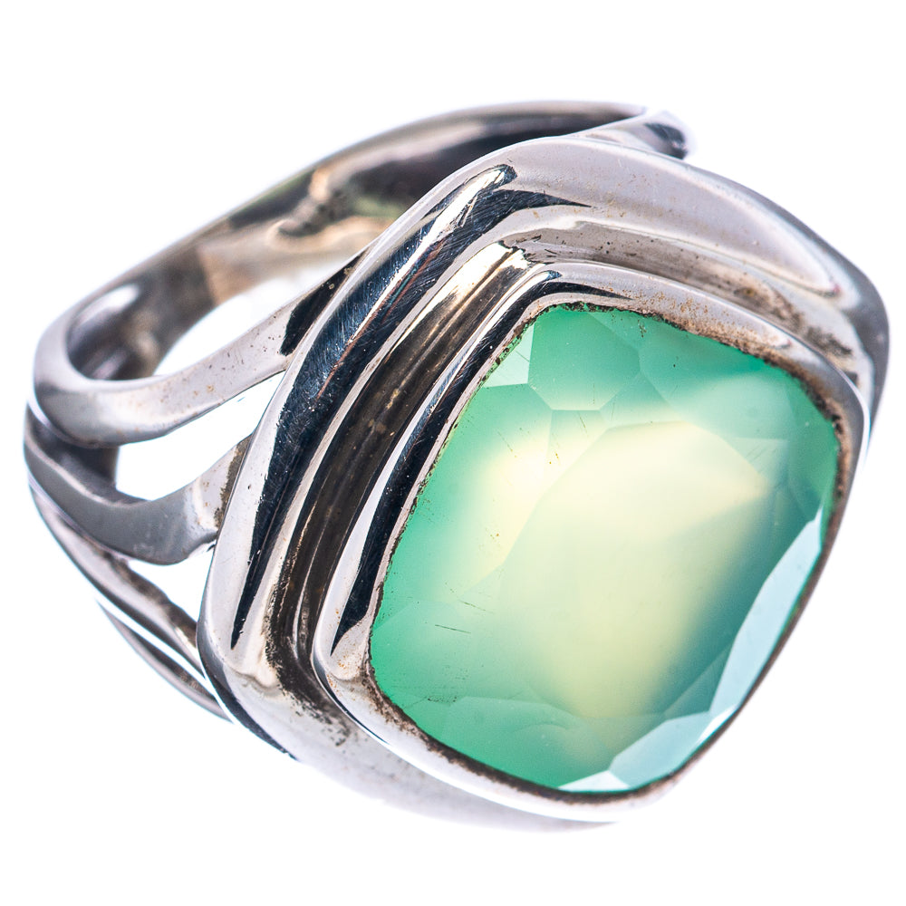 Aqua Chalcedony Ring Size 4 (.925 Sterling Silver)