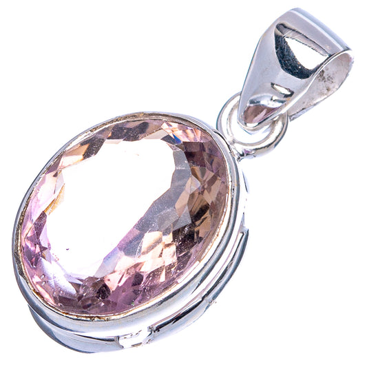 Rare Faceted Ametrine Pendant 1 1/8" (925 Sterling Silver) P43354