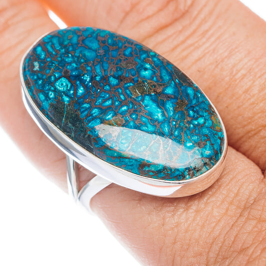 Premium Arizona Shattuckite Ring Size 9.75 (.925 Sterling Silver)