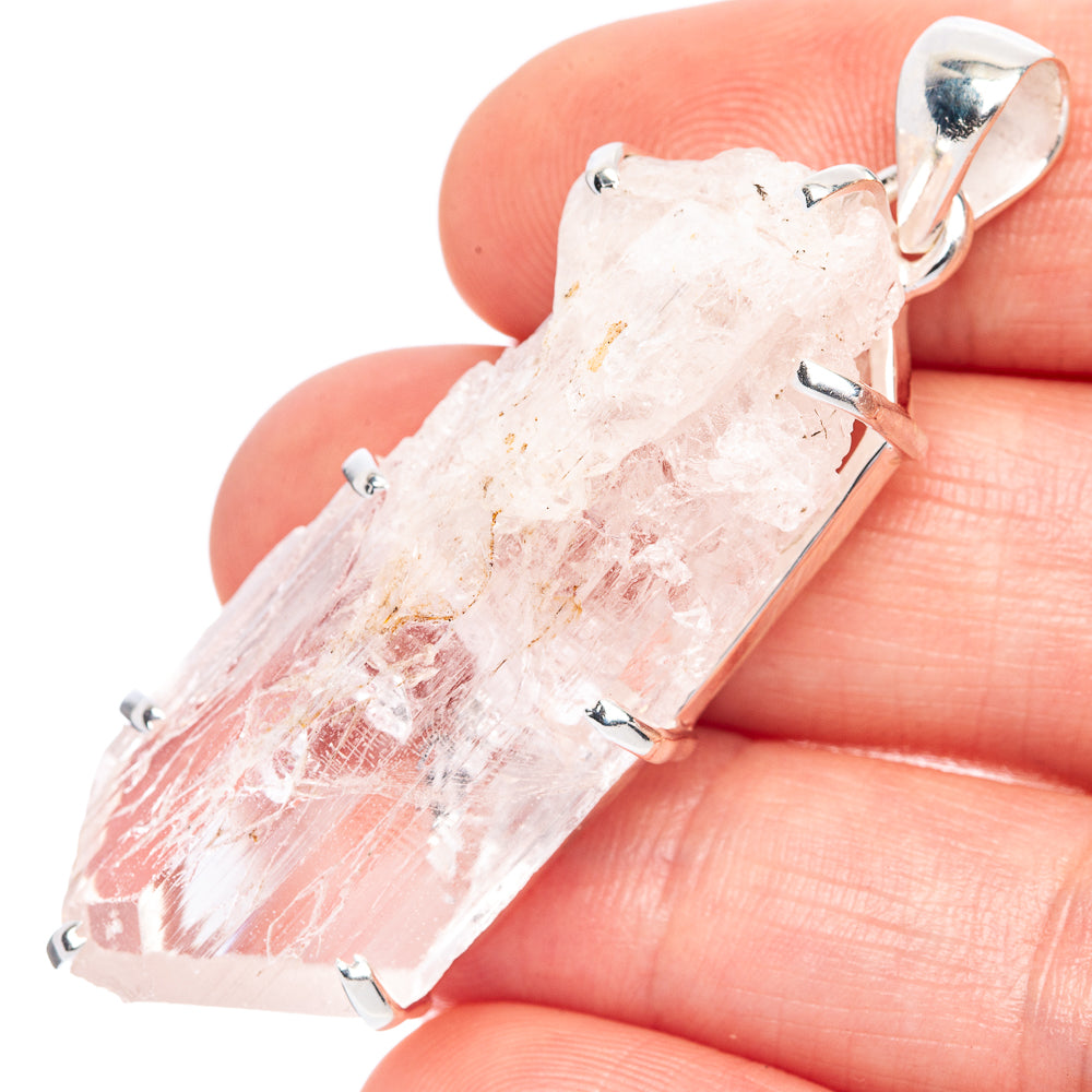 Rare Danburite Pendant 2 1/8" (925 Sterling Silver) P41558