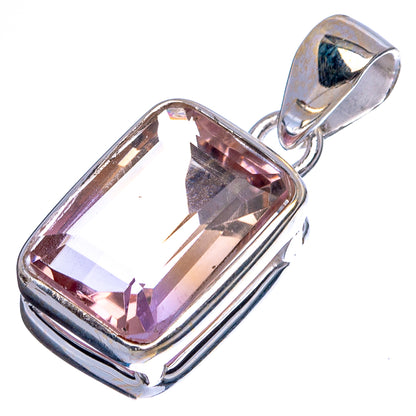 Faceted Ametrine Pendants 1 1/8" (925 Sterling Silver) P43272