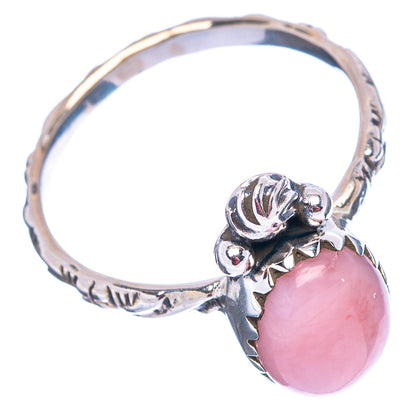 Pink Opal Ring Size 8.25 (.925 Sterling Silver)