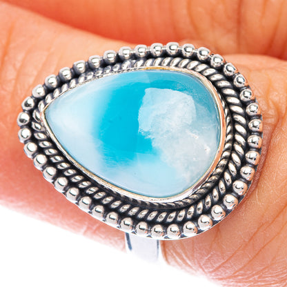 Larimar Ring Size 6 (925 Sterling Silver) R144603