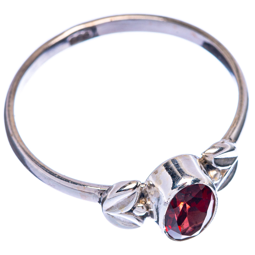 Garnet Dainty Ring Size 9.5 (925 Sterling Silver) R145658