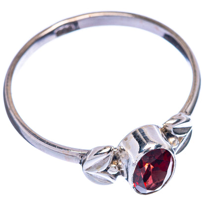Garnet Dainty Ring Size 9.5 (925 Sterling Silver) R145658