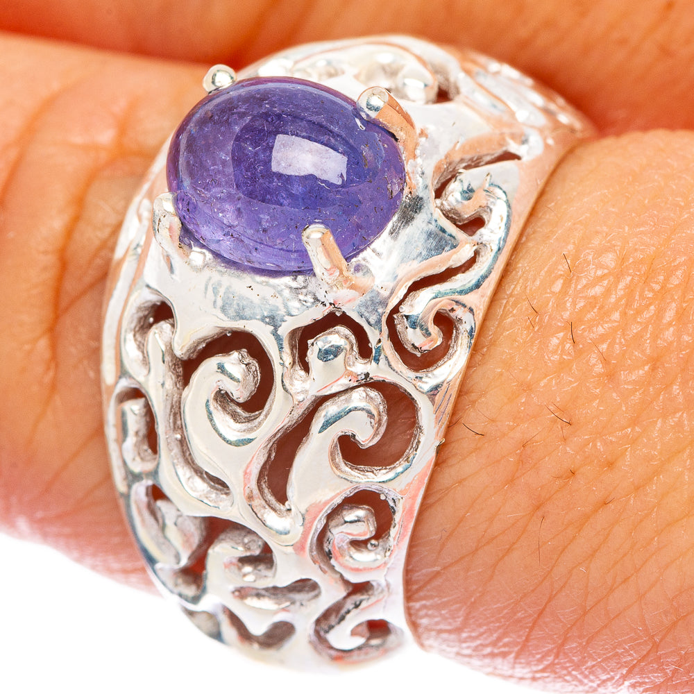 Natural Tanzanite Ring Size 7.75 (925 Sterling Silver) R145988