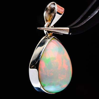 Premium Ethiopian Opal Pendant 1 1/8" (.925 Sterling Silver)