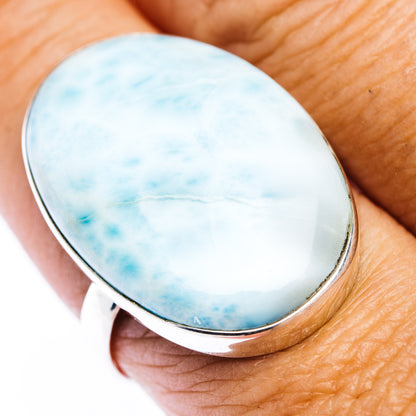 Larimar Ring Size 9.25 (.925 Sterling Silver)