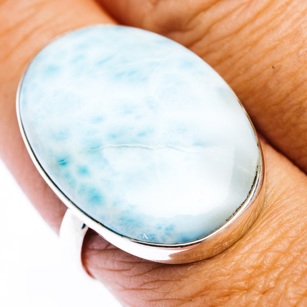 Larimar Ring Size 9.25 (.925 Sterling Silver)