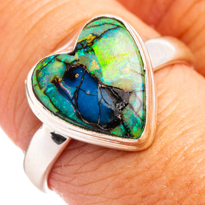 Rare Sterling Opal Ring Size 9 (.925 Sterling Silver)