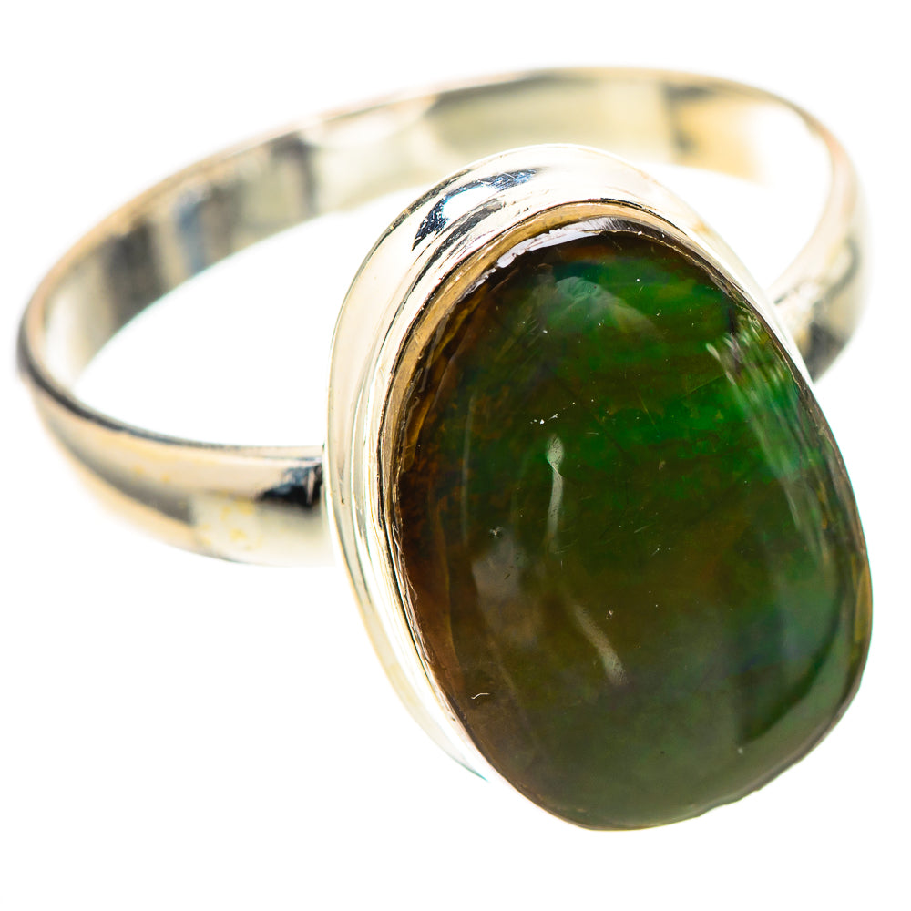 Canadian Ammolite 925 Sterling Silver Ring Size 11.75 (925 Sterling Silver) RING139534