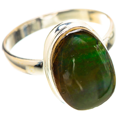 Canadian Ammolite 925 Sterling Silver Ring Size 11.75 (925 Sterling Silver) RING139534