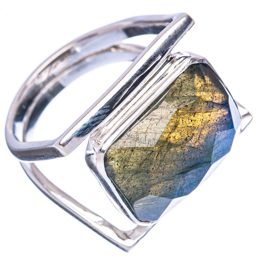 Premium Labradorite 925 Sterling Silver Ring Size 5.5 Ana Co R3565